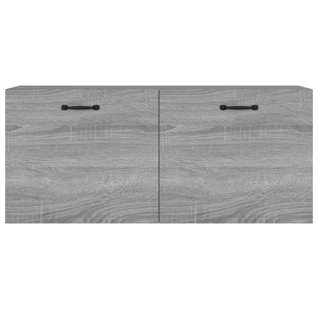 Armadietto a Muro Grigio Sonoma 80x35x36,5 cm Legno Multistrato cod mxl 32938