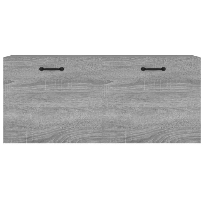 Armadietto a Muro Grigio Sonoma 80x35x36,5 cm Legno Multistrato cod mxl 32938