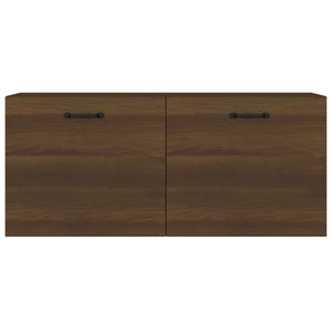 Mobile a Parete Rovere Marrone 80x36,5x35 cm Legno Multistrato 817608