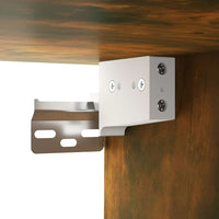 Armadietto a specchio con LED 76 x 15 x 55 cm rovere affumicato 02_0006662