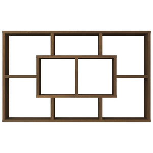 Mensola a Muro Rovere Marrone 85x16x52,5cm in Legno Multistrato 820462