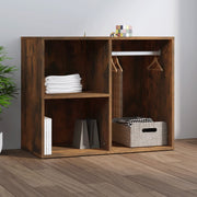Armadietto Cosmetici Rovere Fumo 80x40x65 cm Legno Multistrato 820505
