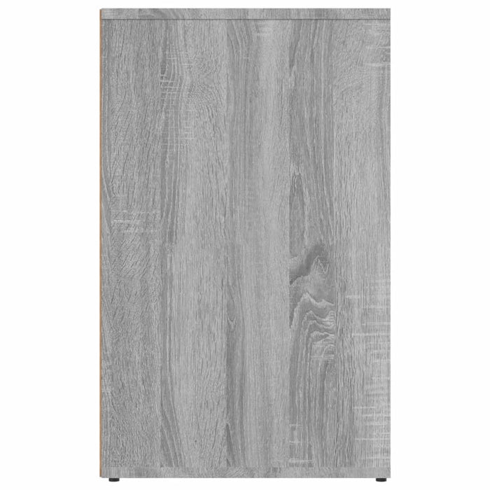Armadietto Cosmetici Grigio Sonoma 80x40x65cm Legno Multistrato 820506