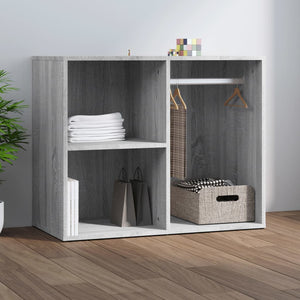 Armadietto Cosmetici Grigio Sonoma 80x40x65cm Legno Multistrato 820506