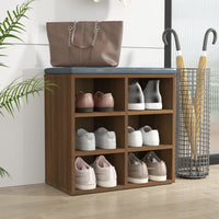 Scarpiera Rovere Marrone 52,5x30x50 cm 820512