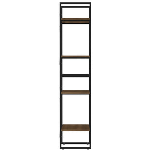 Libreria 4 Ripiani Rovere Marrone 40x30x140cm Legno Multistrato 821305