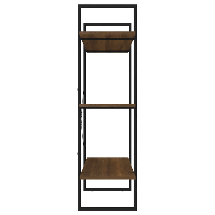 Libreria Rovere Marrone 100x30x105 cm in Legno Multistrato 821323