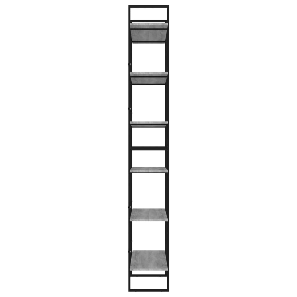 Scaffale Alto Grigio Sonoma 100x30x210 cm in Legno Multistrato 821325