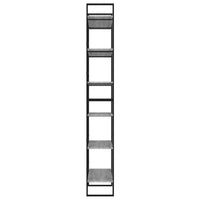 Scaffale Alto Grigio Sonoma 100x30x210 cm in Legno Multistrato 821325