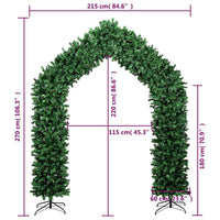 Albero di Natale ad Arco Verde 270 cm 345092