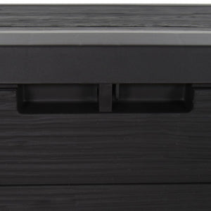 Baule da giardino marrone 58,5 x 46 x 55 cm polipropilene 02_0013138