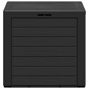 Baule da Giardino Antracite 58,5x46x55 cm in Polipropilene 152195