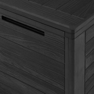 Baule da Giardino Antracite 58,5x46x55 cm in Polipropilene cod mxl 67347