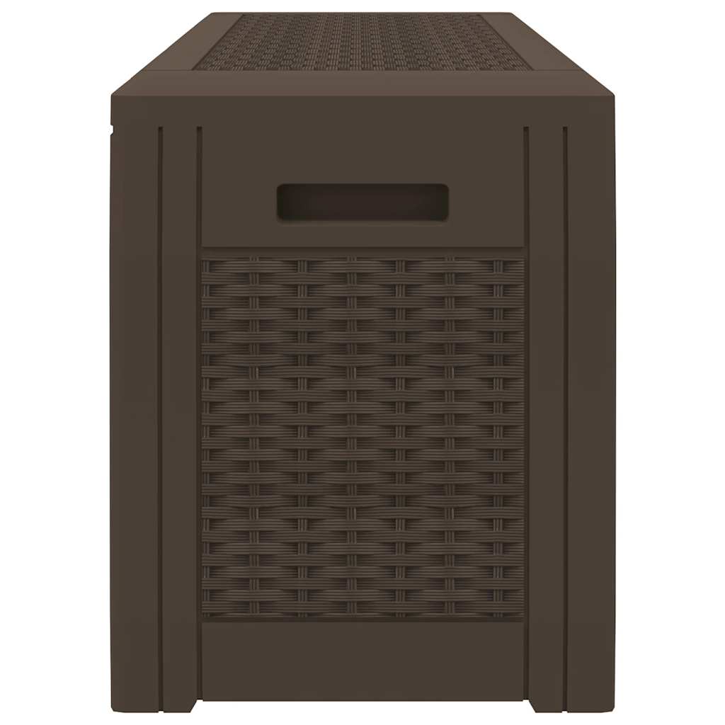Baule da Giardino Marrone 119x48x60 cm in Polipropilene cod mxl 64961