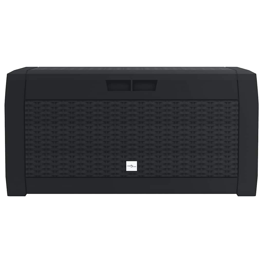 Baule da Giardino Antracite 119x48x60 cm in Polipropilene 152197