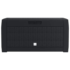 Baule da Giardino Antracite 119x48x60 cm in Polipropilene 152197