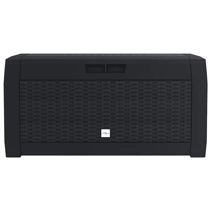 Baule da Giardino Antracite 119x48x60 cm in Polipropilene 152197