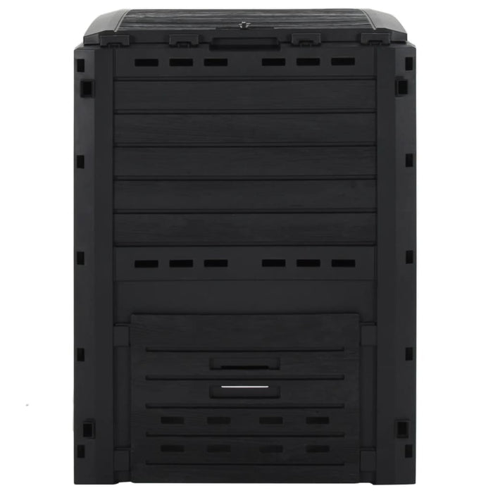 Compostiera da Giardino Nera 280 L in Polipropilene cod mxl 49970