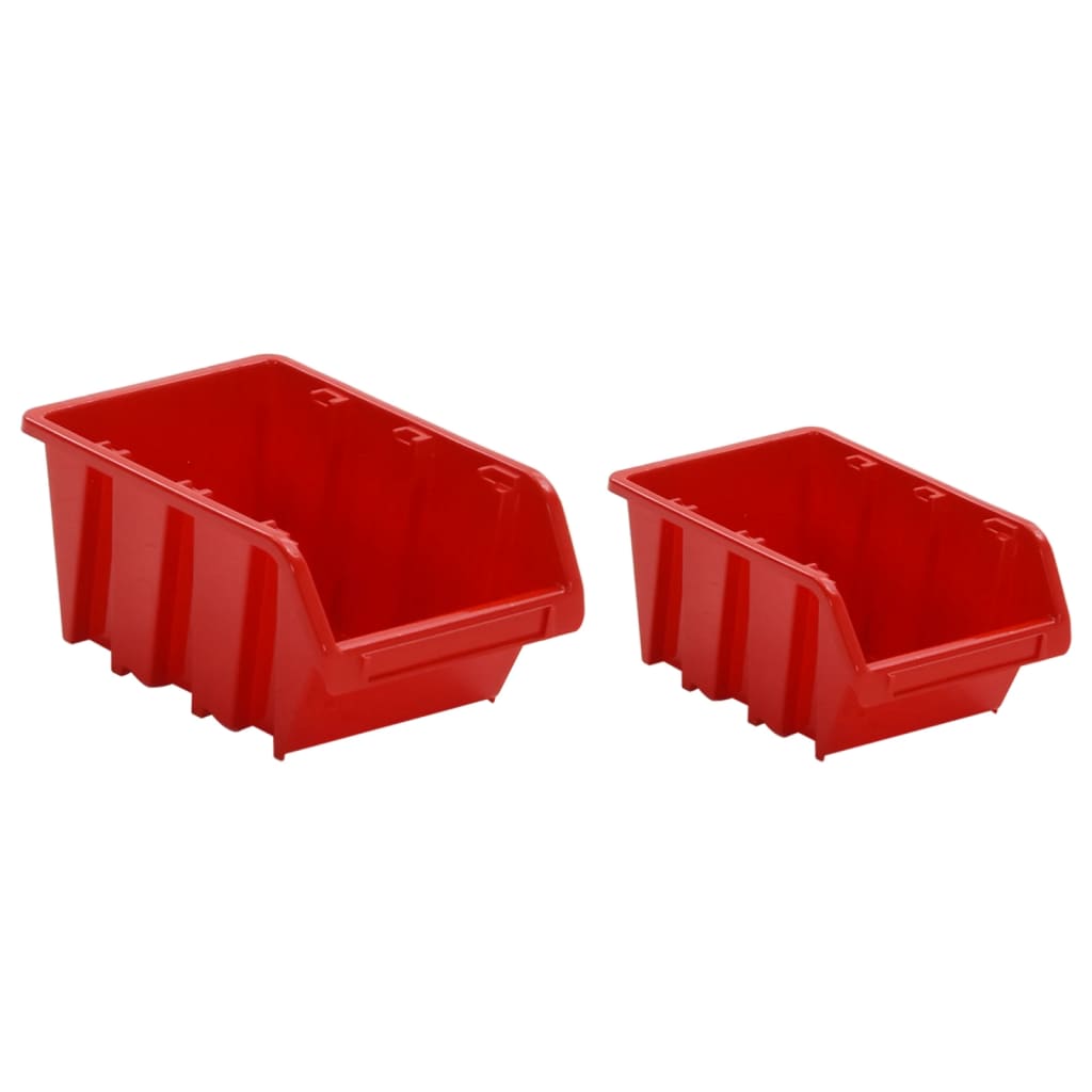 Set da Officina 30 pz Rosso e Nero 77x39 cm in Polipropilene 152203