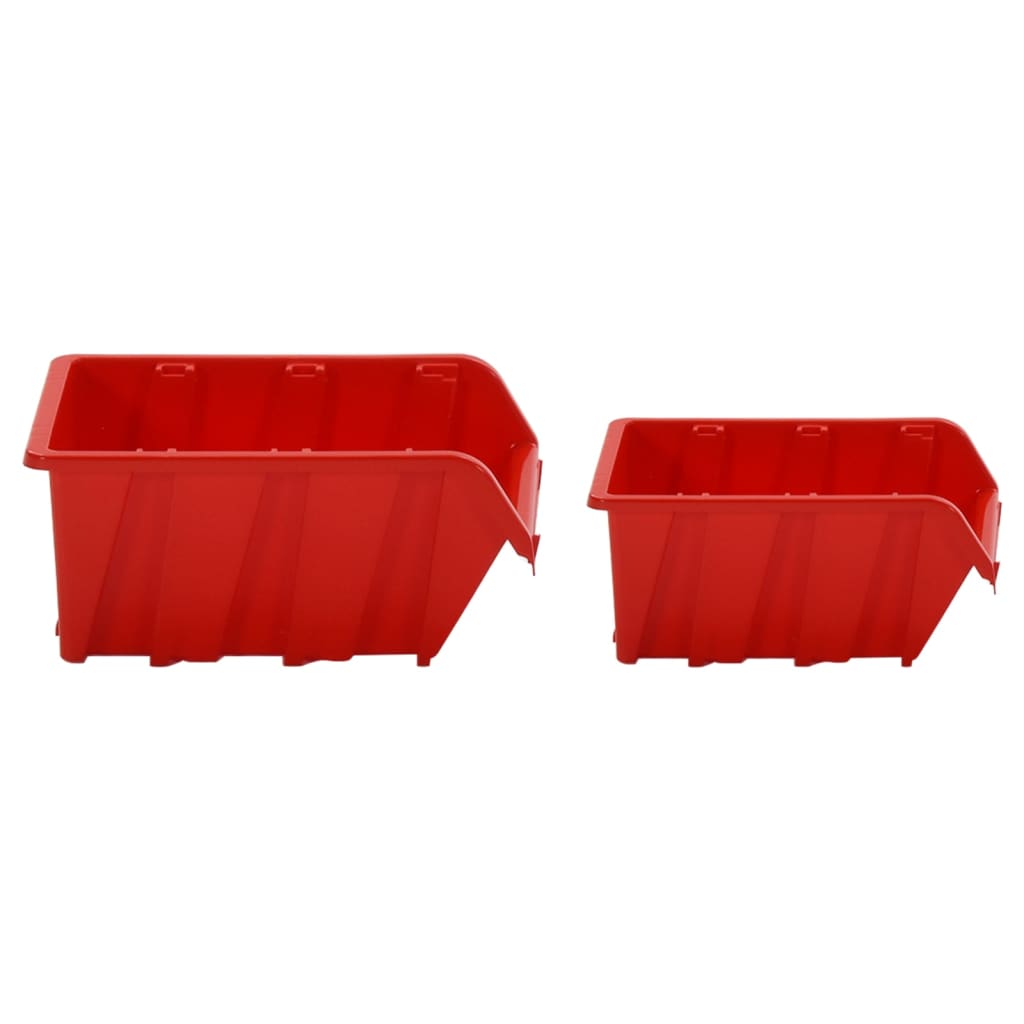 Set da Officina 30 pz Rosso e Nero 77x39 cm in Polipropilene 152203