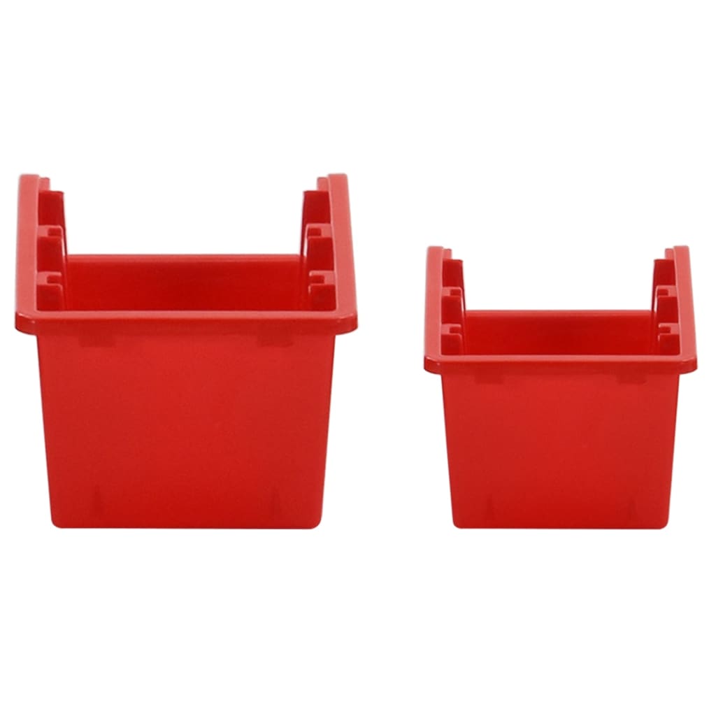 Set da Officina 30 pz Rosso e Nero 77x39 cm in Polipropilene 152203