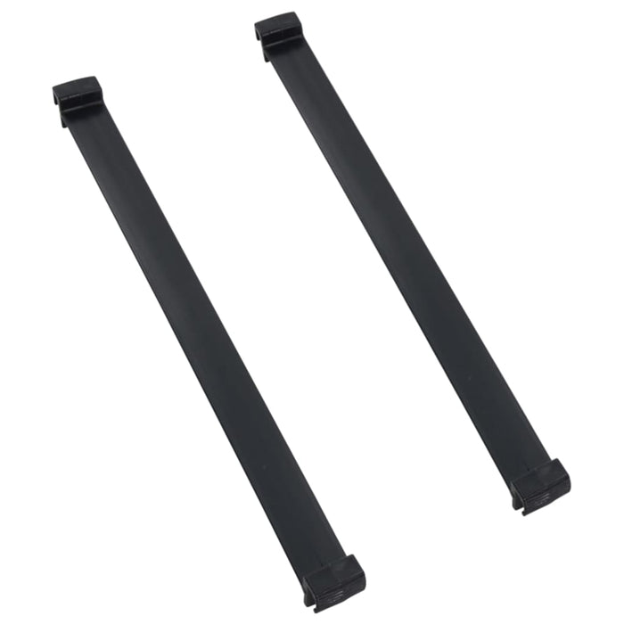 Vassoio per fioriera aiuola rialzata piante fiori terrazza giardino giardino 60 x 25 x 46 cm PP Rattan antracite 02_0039462