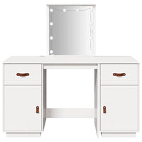 Set Toeletta con LED Bianco in Legno Massello di Pino cod mxl 65184