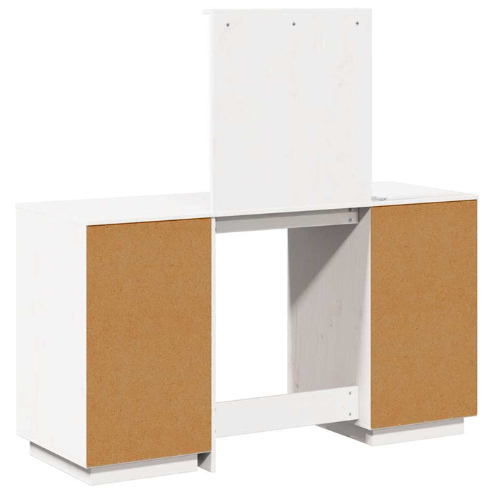 Set Toeletta con LED Bianco in Legno Massello di Pino cod mxl 65184