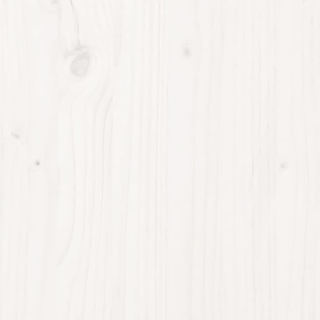 Dormeuse Bianca 90x200 cm in Legno Massello di Pino cod mxl 58317