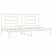 Dormeuse senza Materasso Bianca 90x200 cm Legno Massello Pino 3108057