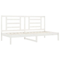 Dormeuse Bianca 80x200 cm in Legno Massello di Pino cod mxl 76738