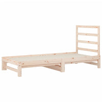 Dormeuse Estraibile 2x(90x200) cm Legno Massello di Pino 3108302