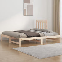Dormeuse Estraibile 2x(90x200) cm Legno Massello di Pino cod mxl 63071