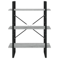 Libreria 5 Ripiani Grigio Sonoma 80x30x175 cm Legno Multistrato 3114017