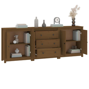 Credenza ambra 210x35x80 cm in Legno Massello di Pino 3114072
