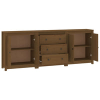 Credenza ambra 210x35x80 cm in Legno Massello di Pino 3114072