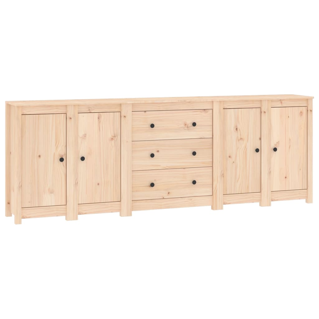 Credenza 230x35x80 cm in Legno Massello di Pino 3114074