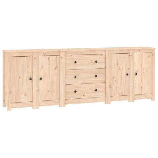 Credenza 230x35x80 cm in Legno Massello di Pino 3114074