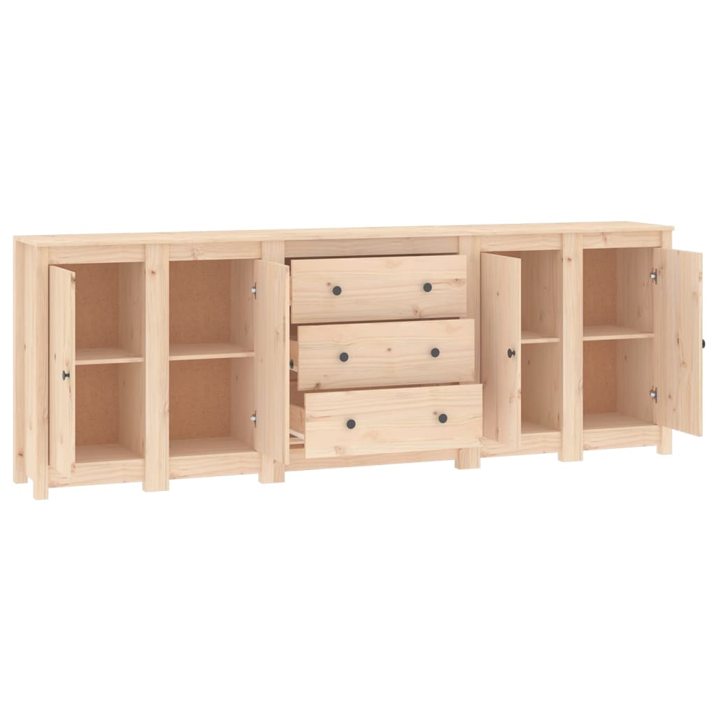 Credenza 230x35x80 cm in Legno Massello di Pino 3114074
