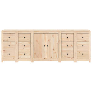 Credenza 230x35x80 cm in Legno Massello di Pino cod mxl 9468