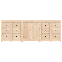 Credenza 230x35x80 cm in Legno Massello di Pino 3114084