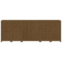 Credenza ambra 230x35x80 cm in Legno Massello di Pino 3114087
