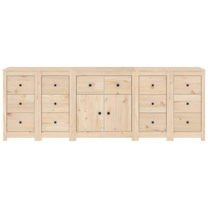 Credenza 230x35x80 cm in Legno Massello di Pino 3114089