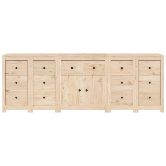 Credenza 230x35x80 cm in Legno Massello di Pino 3114089