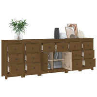 Credenza ambra 230x35x80 cm in Legno Massello di Pino 3114092
