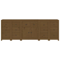 Credenza ambra 230x35x80 cm in Legno Massello di Pino 3114092