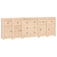 Credenza 230x35x80 cm in Legno Massello di Pino 3114094