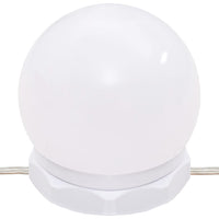 Set Tavolo da Toeletta Grigio Cemento con LED Legno Multistrato 3114134