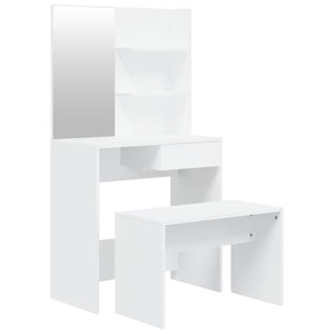Set toletta di design 74,5 x 40 x 141 cm bianco 02_0006359