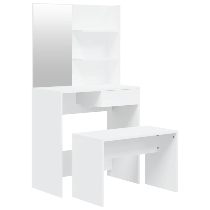 Set toletta di design 74,5 x 40 x 141 cm bianco 02_0006359